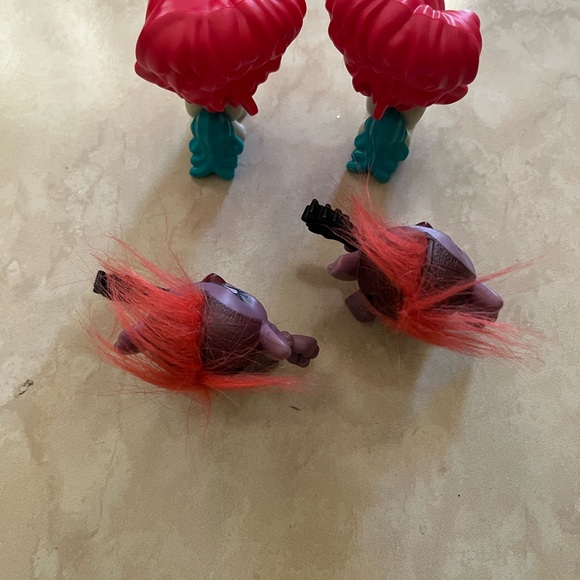 Colorful Troll Doll Set with Accessories - Picture 4 of 5